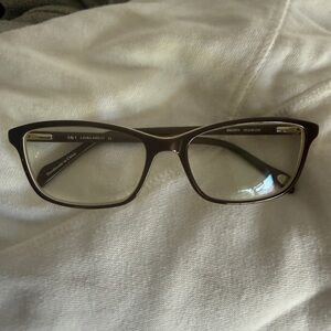 Laura Ashley Women's Lily Rectangular Eyeglasses
